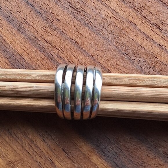 SILVER STACKED RING - Picture 6 of 6